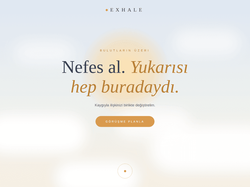 Exhale template preview